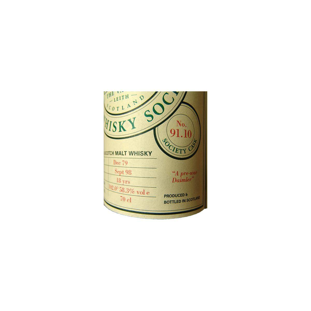 The Scotch Malt Whisky Society 1979 18 Years Single Malt Whisky 2