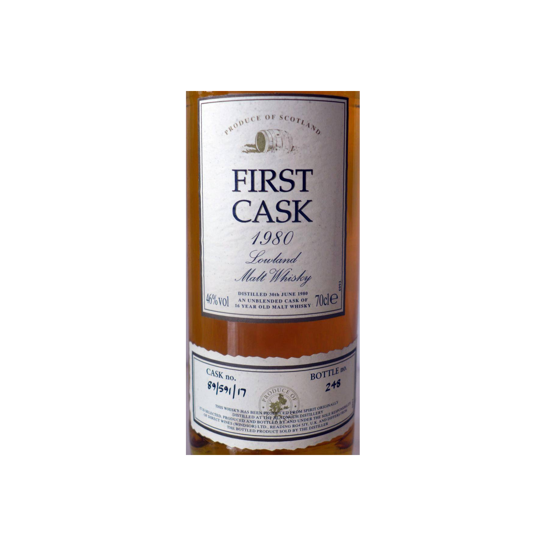 Bladnoch 1980 16 Years Single Malt Whisky 2