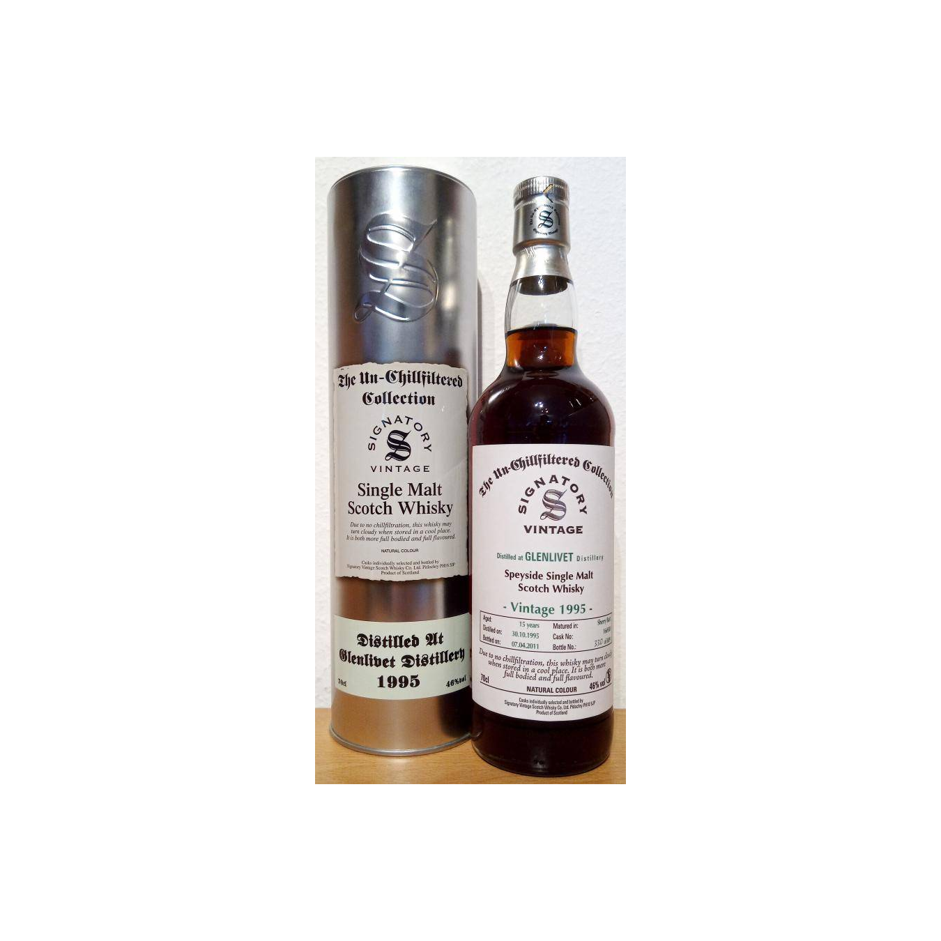 The Glenlivet The Un-Chillfiltered Collection 1995 15 Years Single Malt Whisky 2