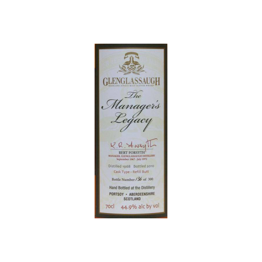 Glenglassaugh 1968 41 Years Single Malt Whisky 2