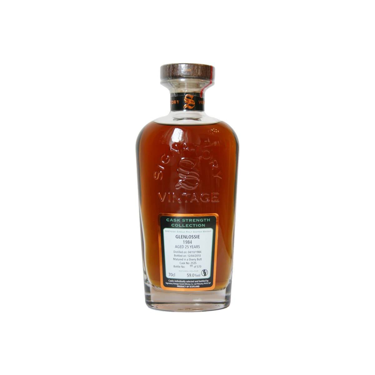 Glenlossie Cask Strength Collection 1984 25 Years Single Malt Whisky