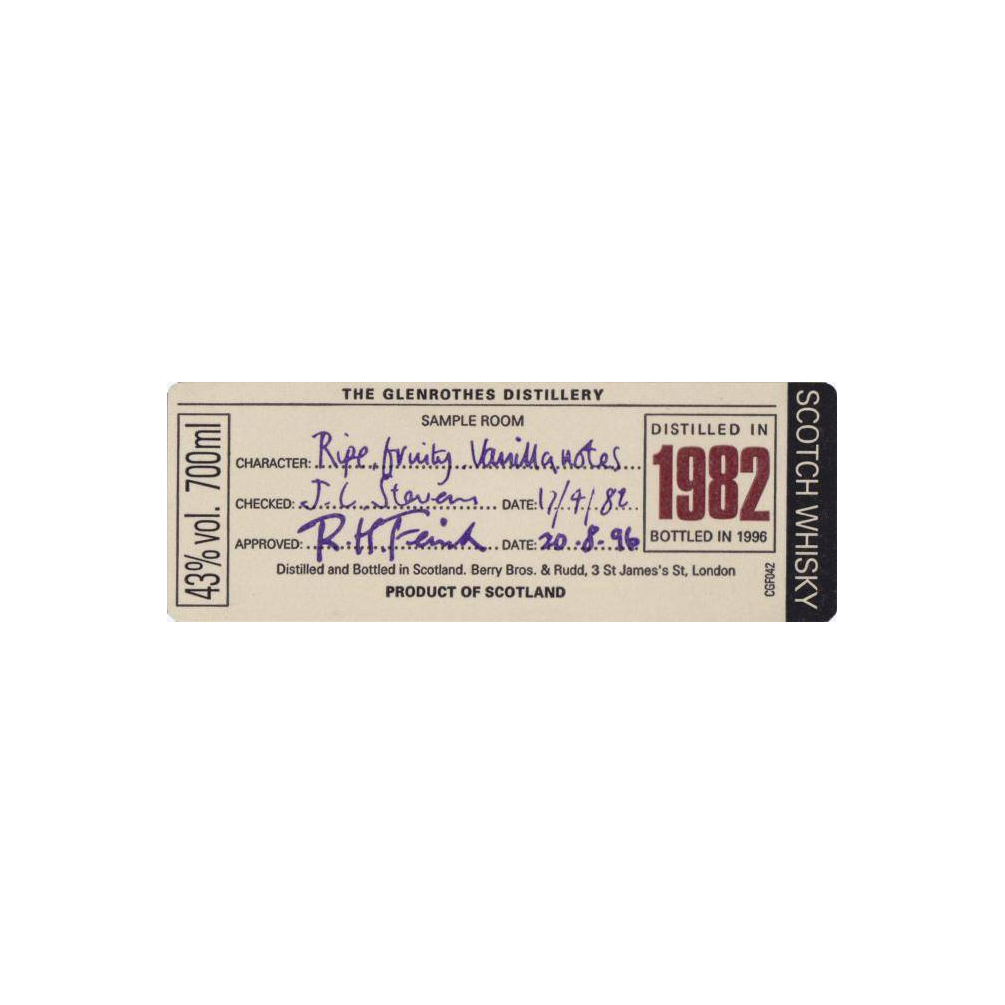 The Glenrothes 1982 14 Years Single Malt Whisky 2