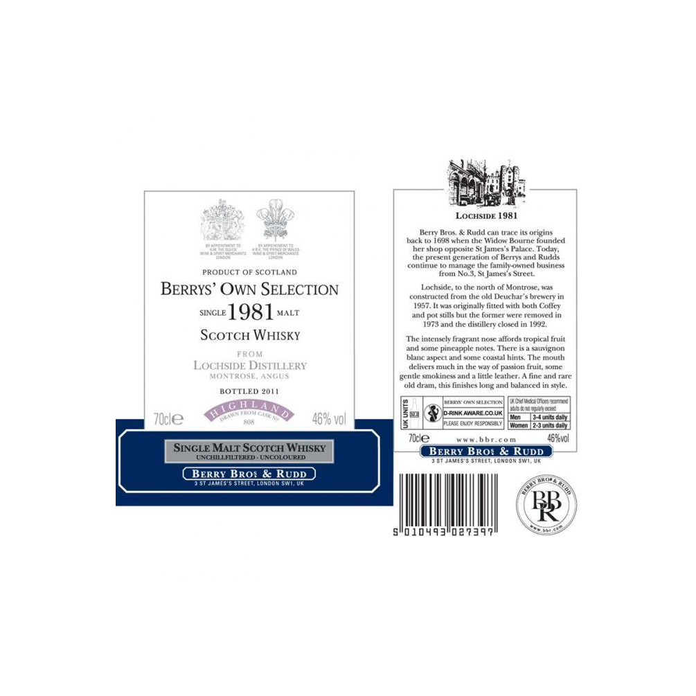 Lochside 1981 30 Years Single Malt Whisky 2