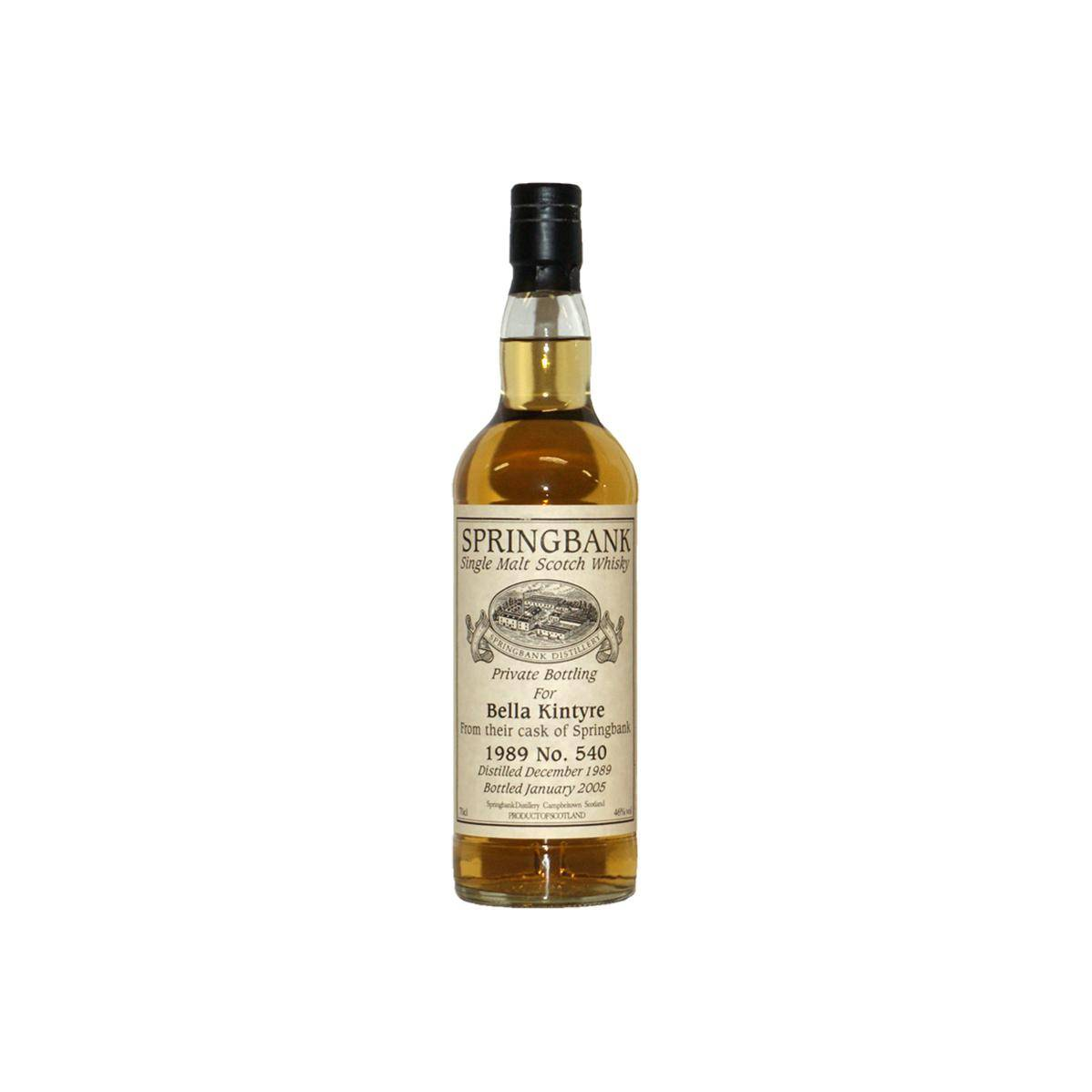 Springbank 1989 15 Years Single Malt Whisky