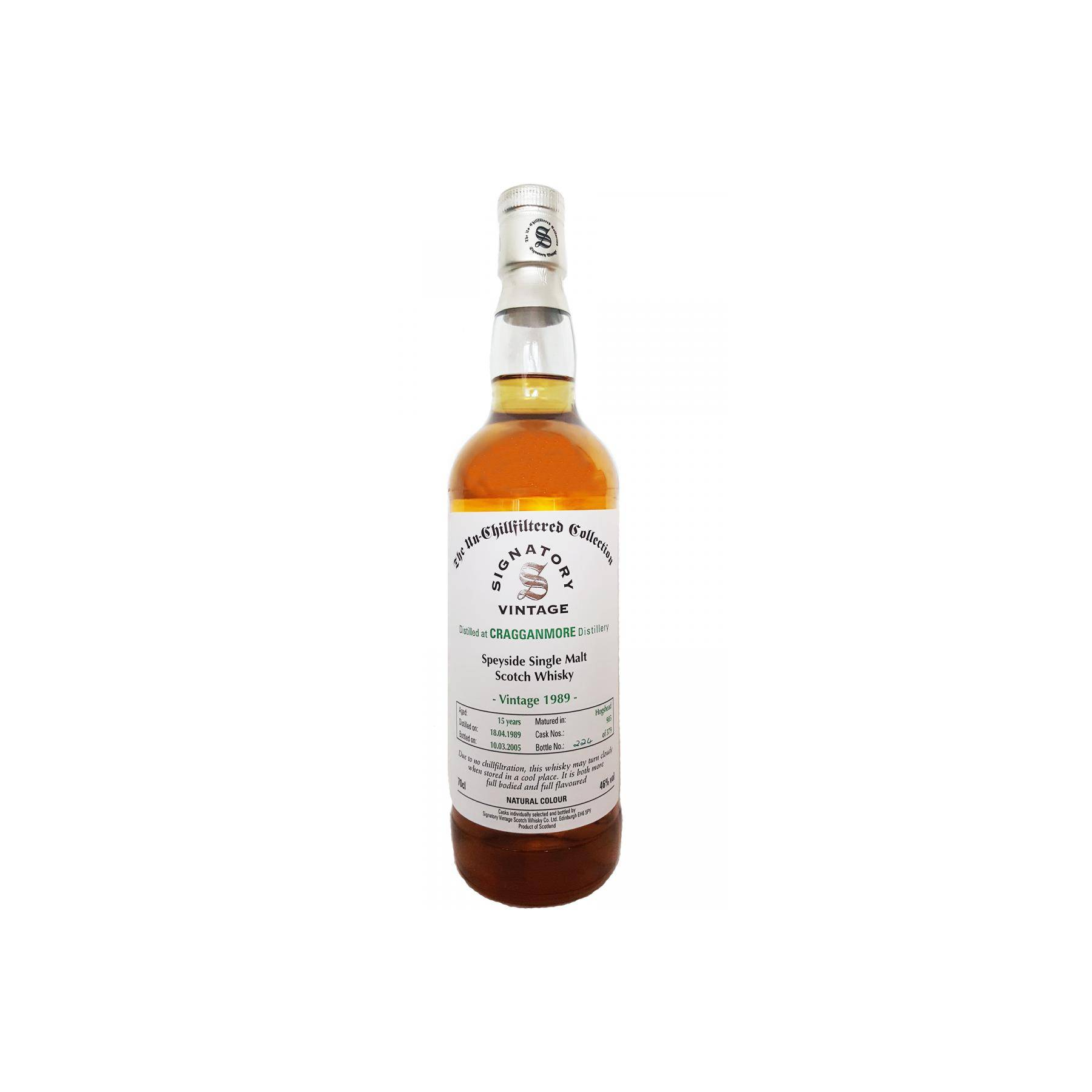 Cragganmore The Un-Chillfiltered Collection 1989 15 Years Single Malt Whisky