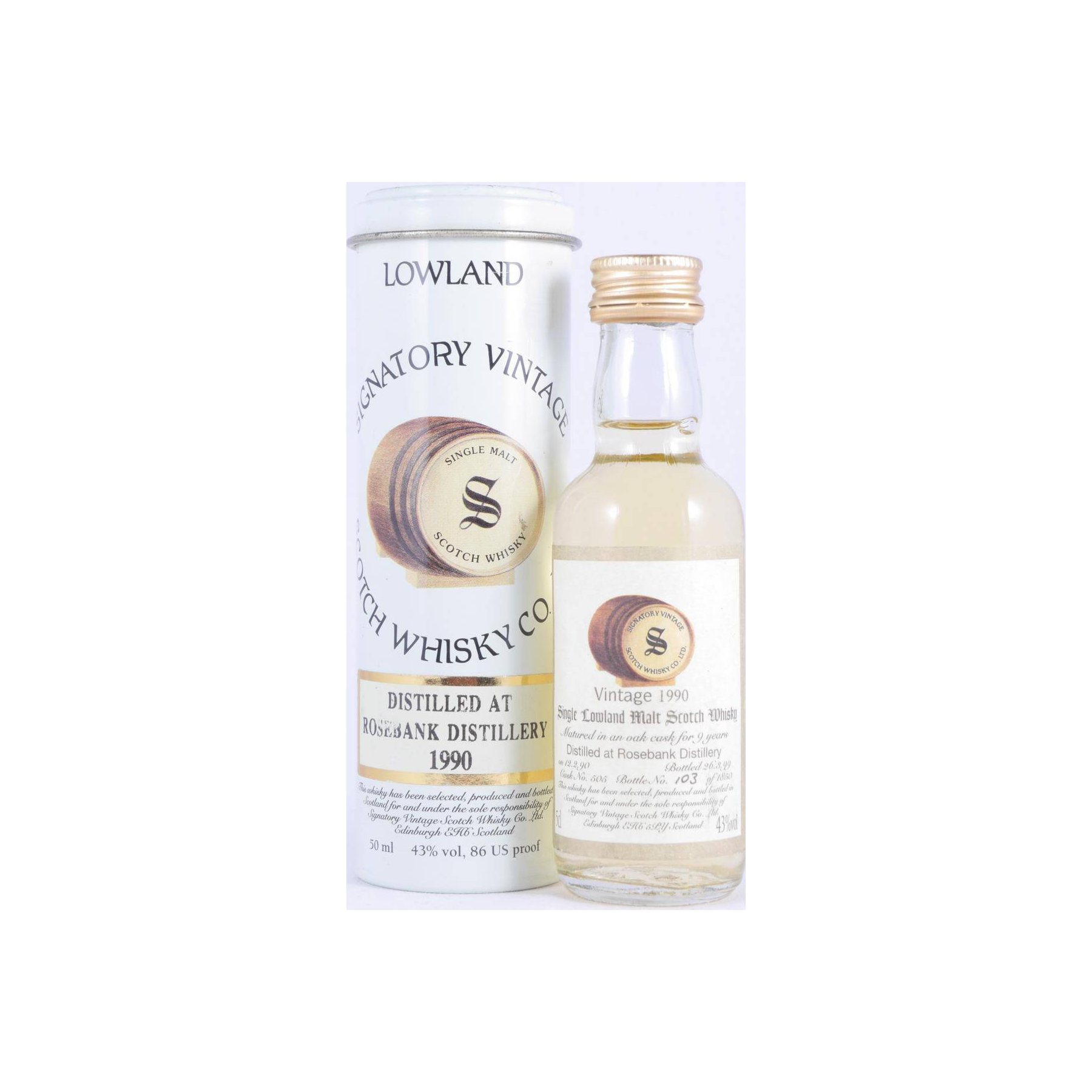 Rosebank 1990 9 Years Single Malt Whisky 2