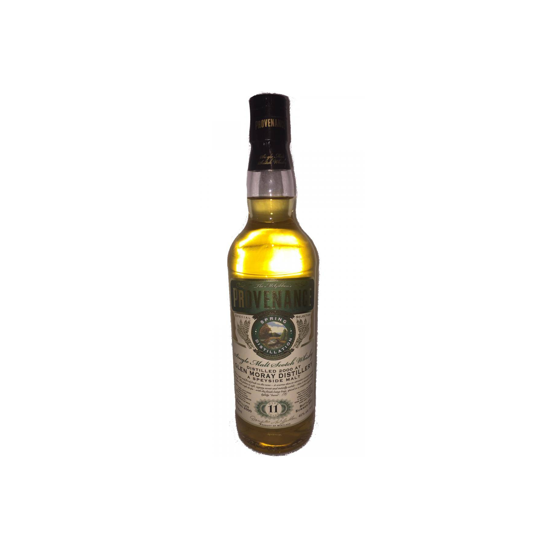 Glen Moray McGibbon's Provenance 2000 11 Years Single Malt Whisky