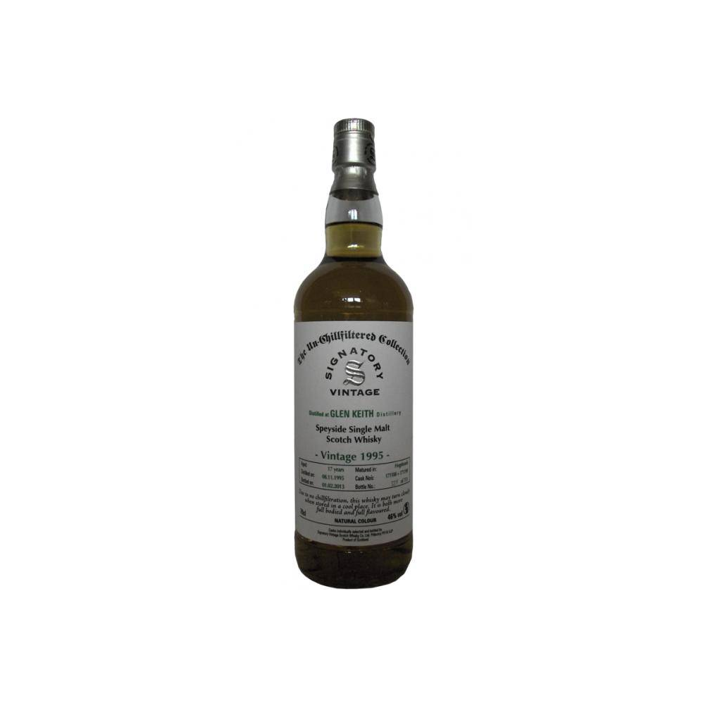 Glen Keith The Un-Chillfiltered Collection 1995 17 Years Single Malt Whisky