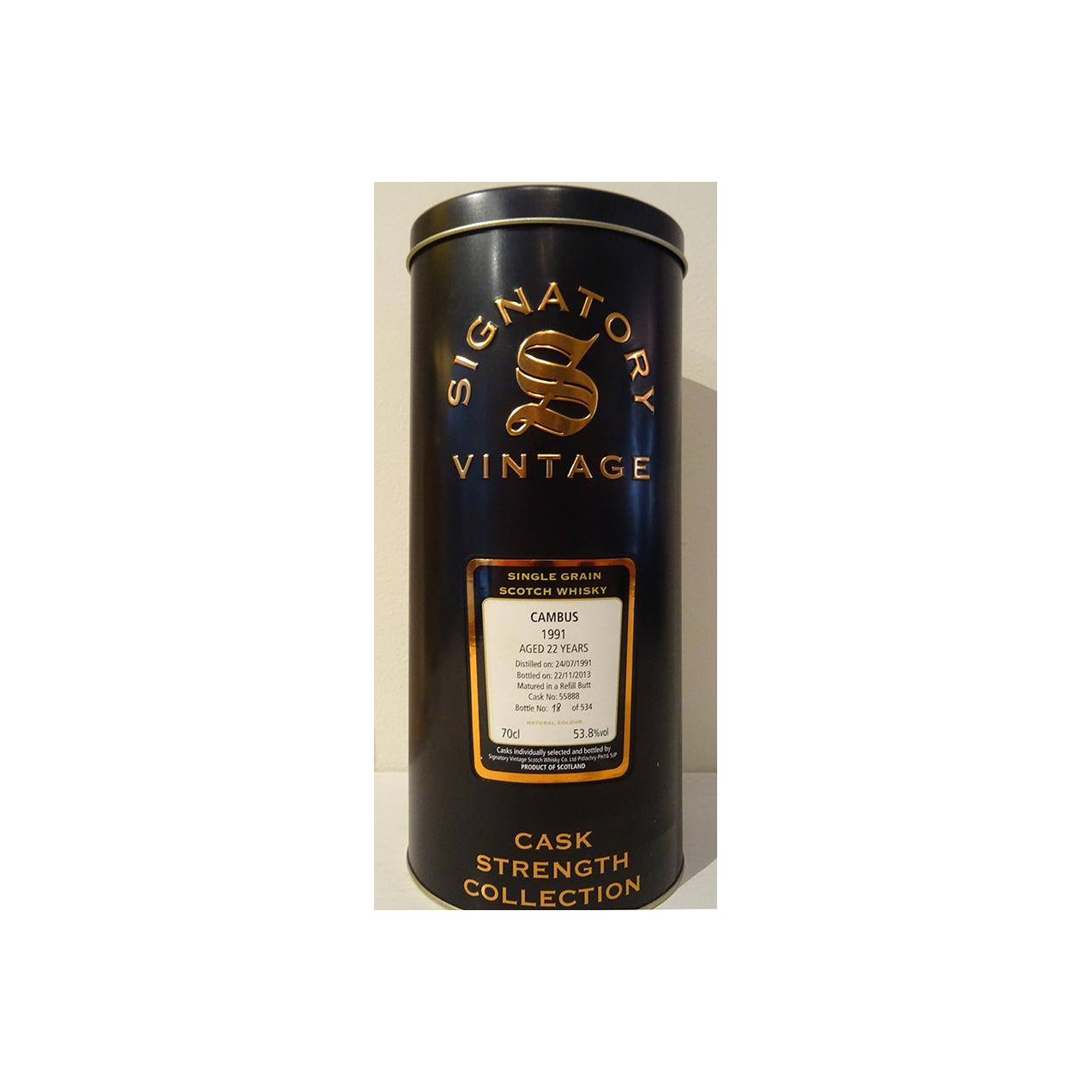 Cambus Cask Strength Collection 1991 22 Years Single Grain Whisky 3
