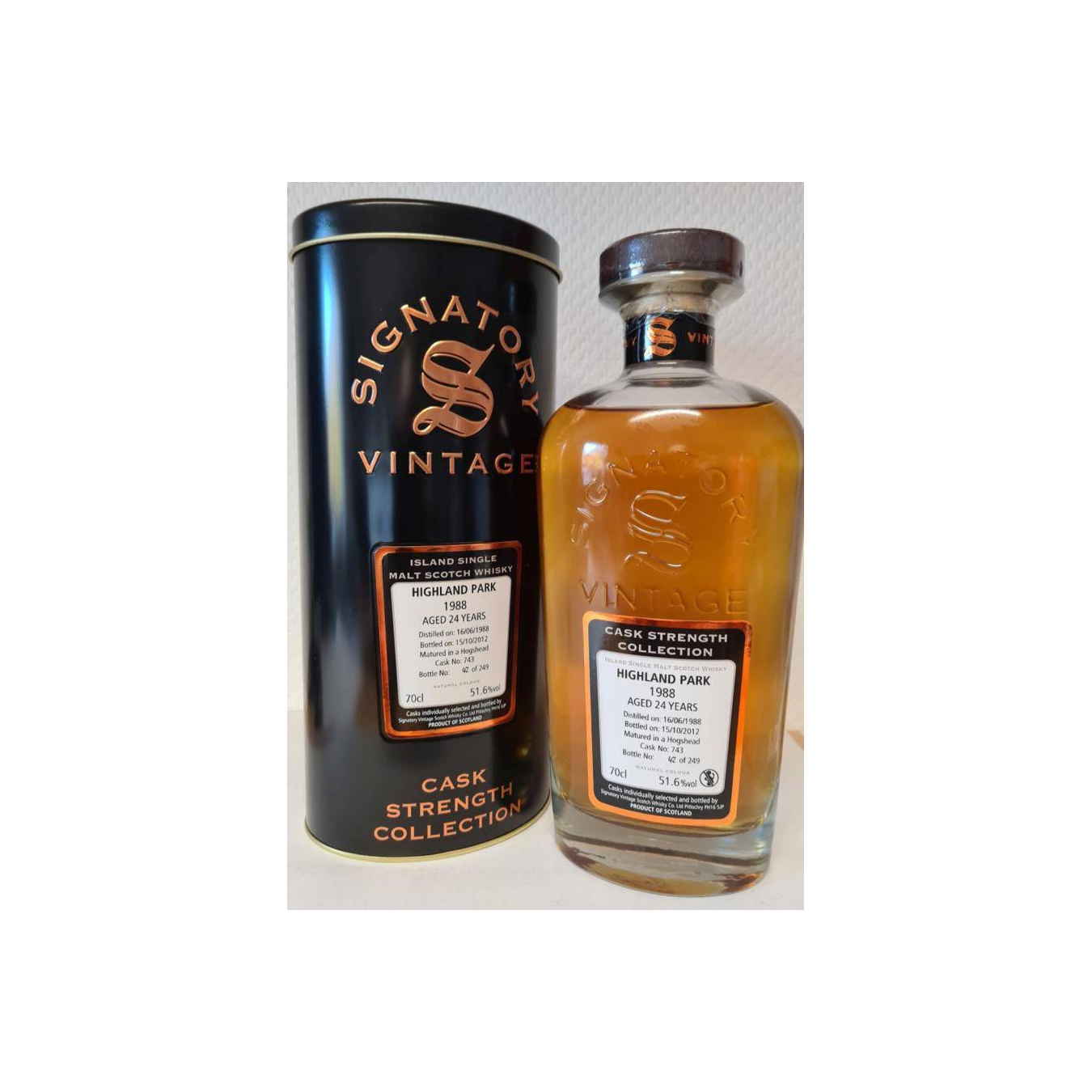 Highland Park Cask Strength Collection 1988 24 Years Single Malt Whisky 2