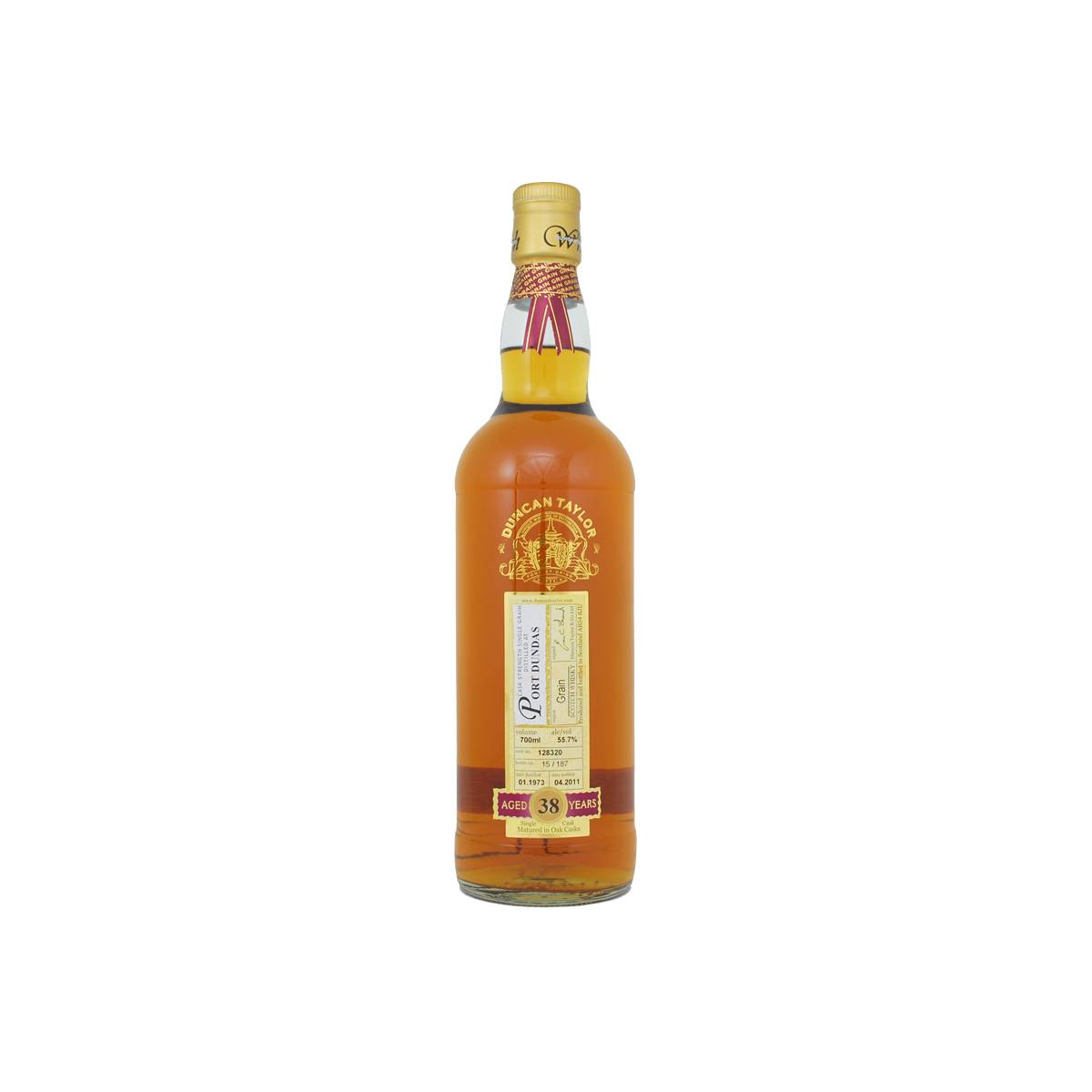 Port Dundas Rare Auld 1973 38 Years Single Grain Whisky
