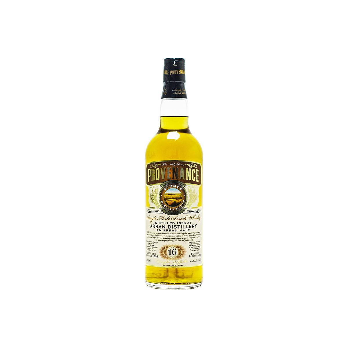 Arran McGibbon's Provenance 1996 16 Years Single Malt Whisky 2