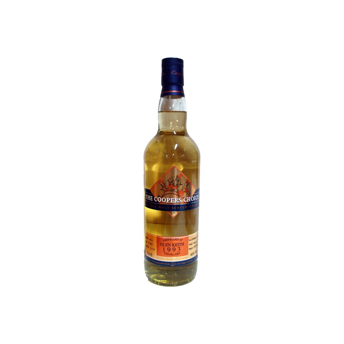 Glen Keith The Cooper's Choice 1993 19 Years Single Malt Whisky