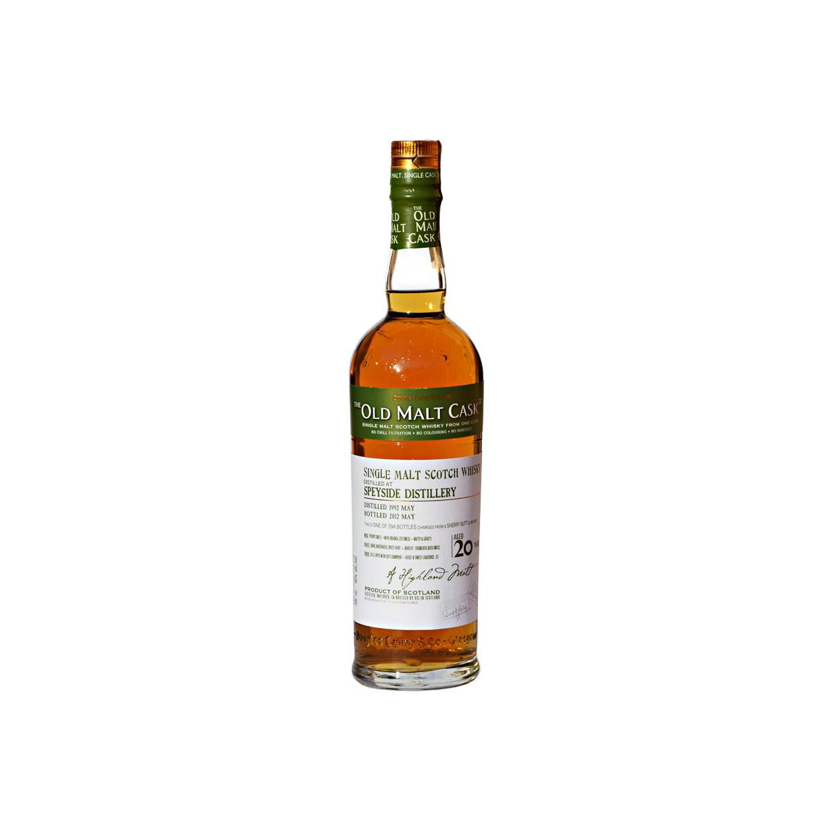 Spey Old Malt Cask 1992 20 Years Single Malt Whisky