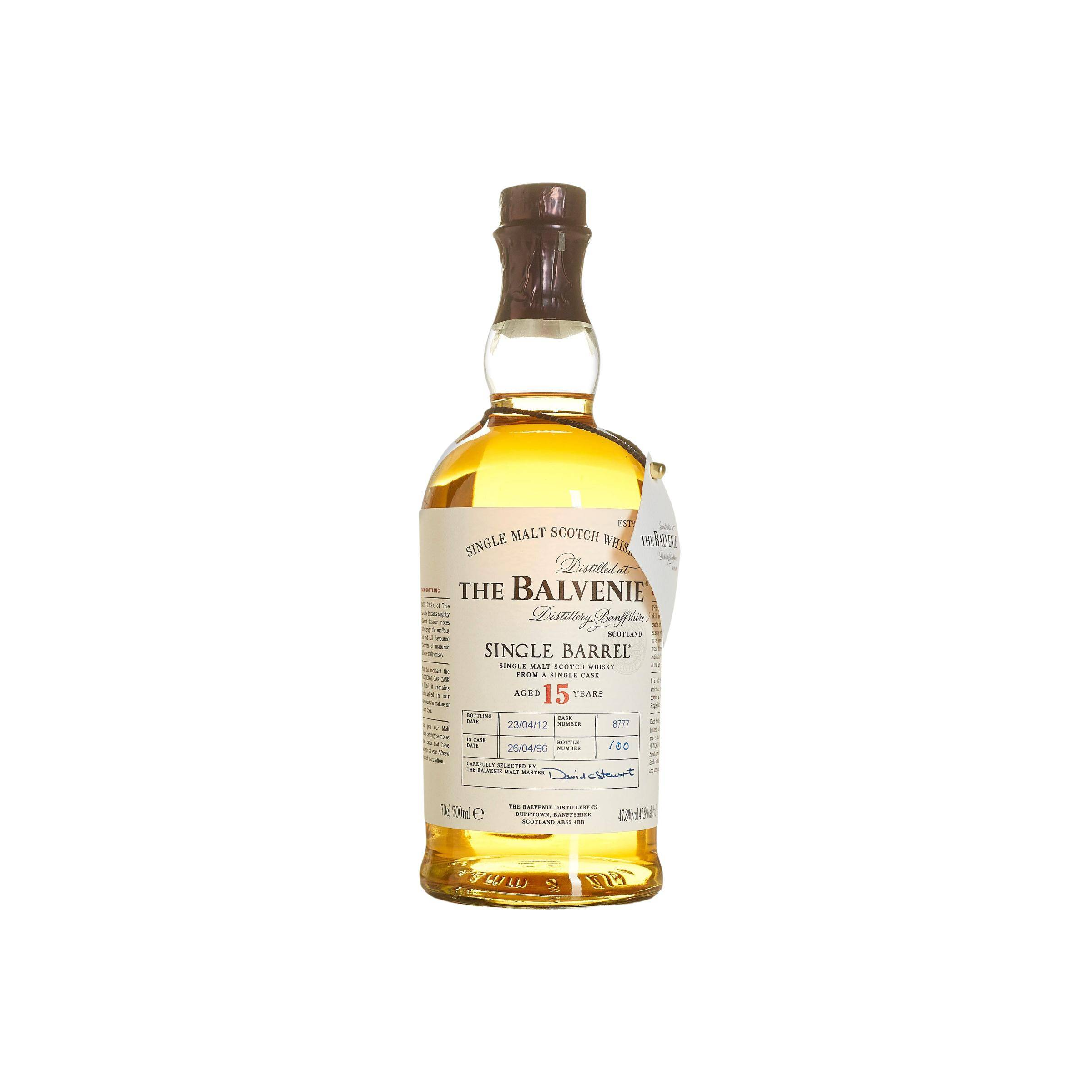 The Balvenie Single Cask 1996 15 Years Single Malt Whisky