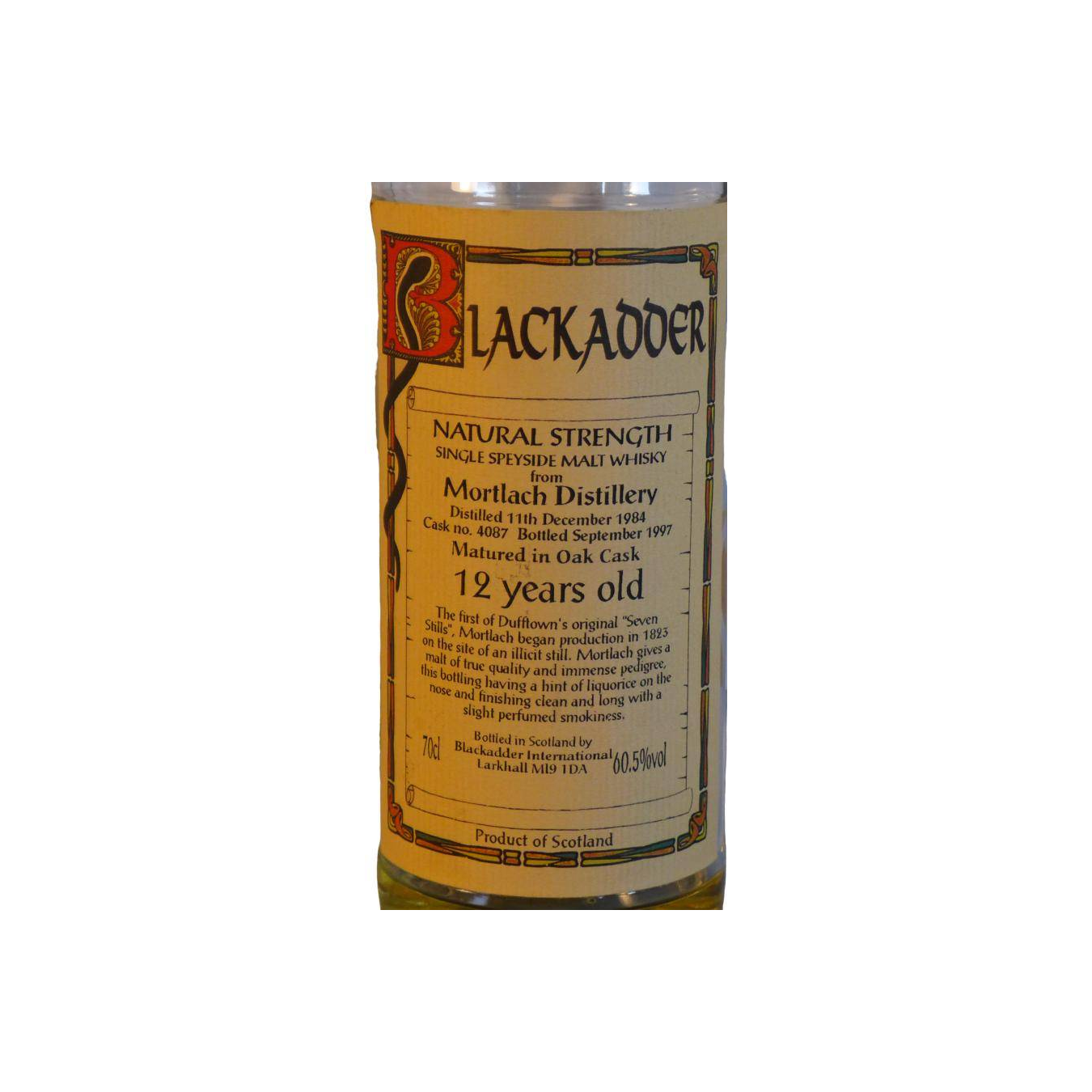 Mortlach 1984 12 Years Single Malt Whisky