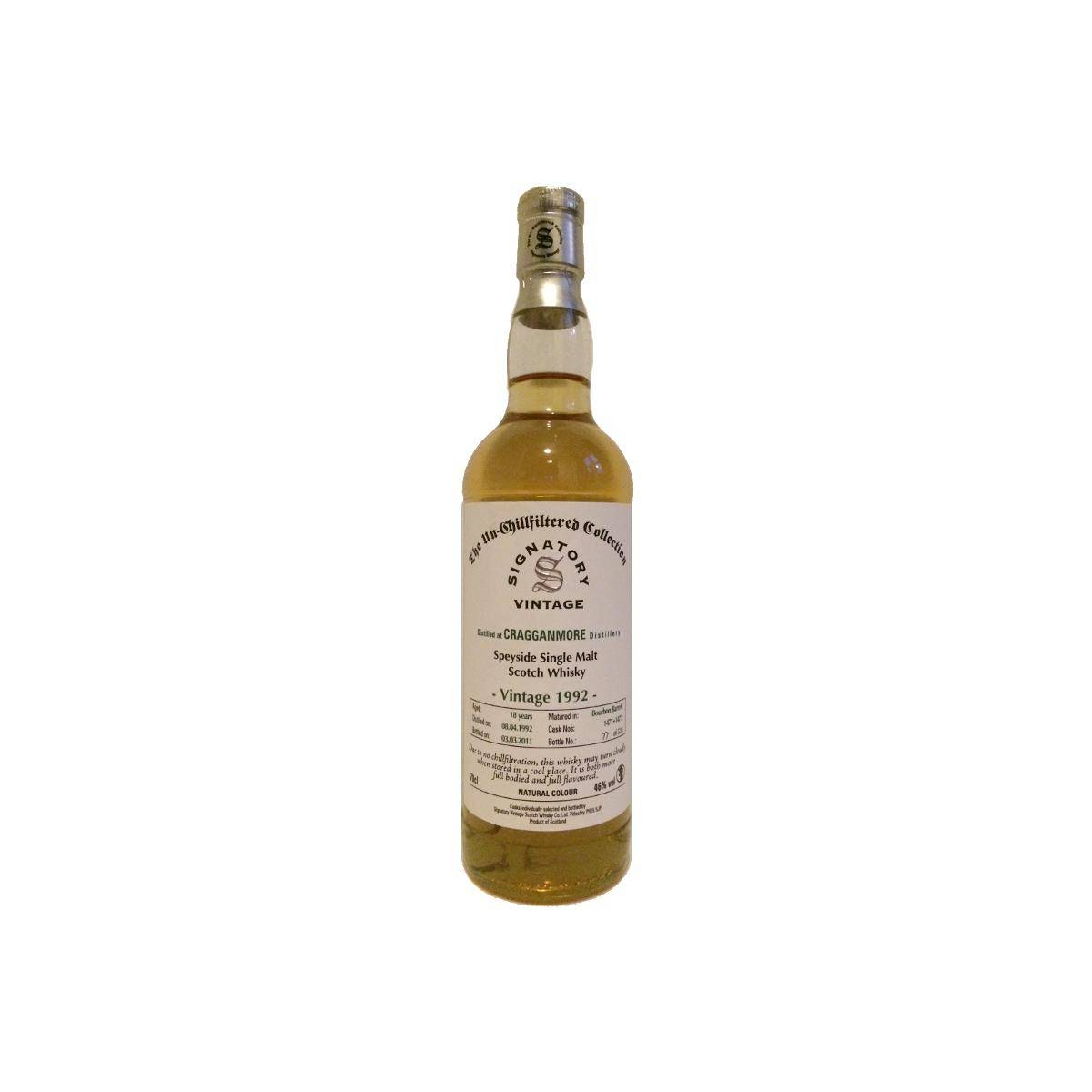 Cragganmore The Un-Chillfiltered Collection 1992 18 Years Single Malt Whisky