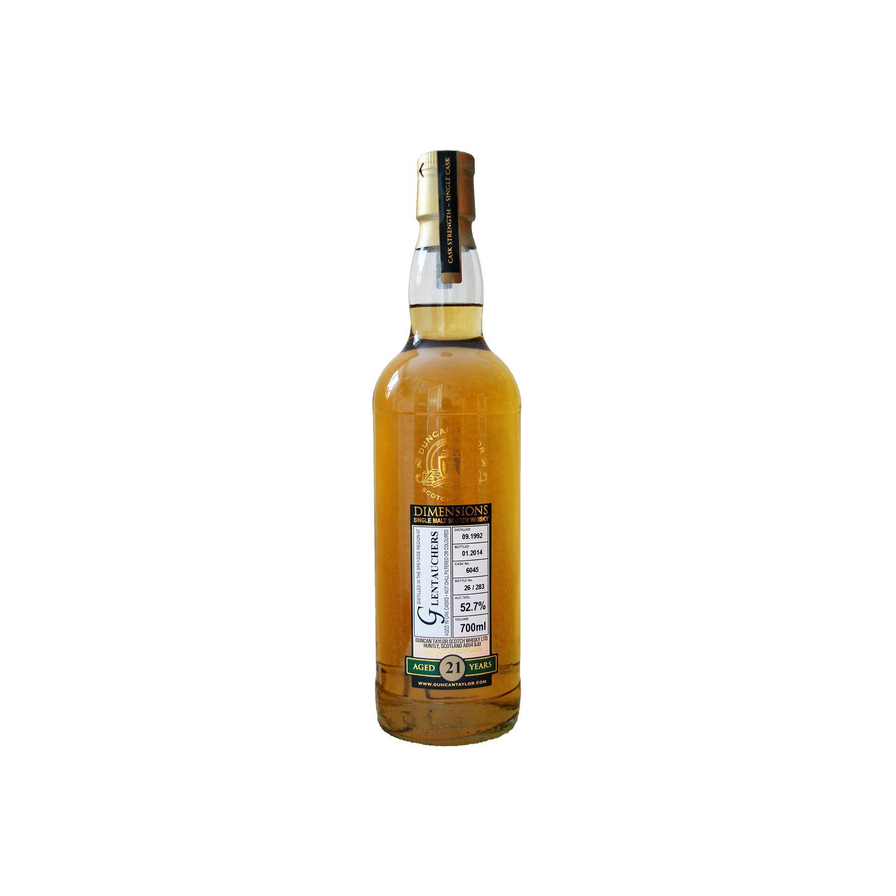 Glentauchers Dimensions 1992 21 Years Single Malt Whisky
