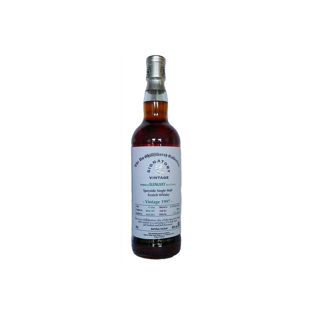 The Glenlivet The Un-Chillfiltered Collection 1997 15 Years Single Malt Whisky