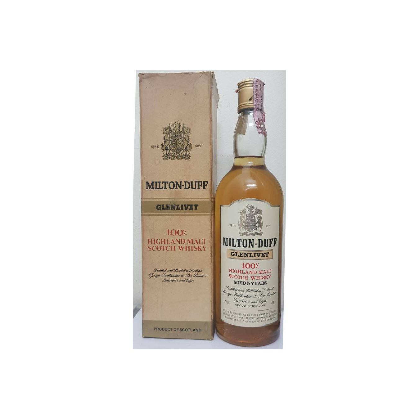 Miltonduff 5 Years Single Malt Whisky 2