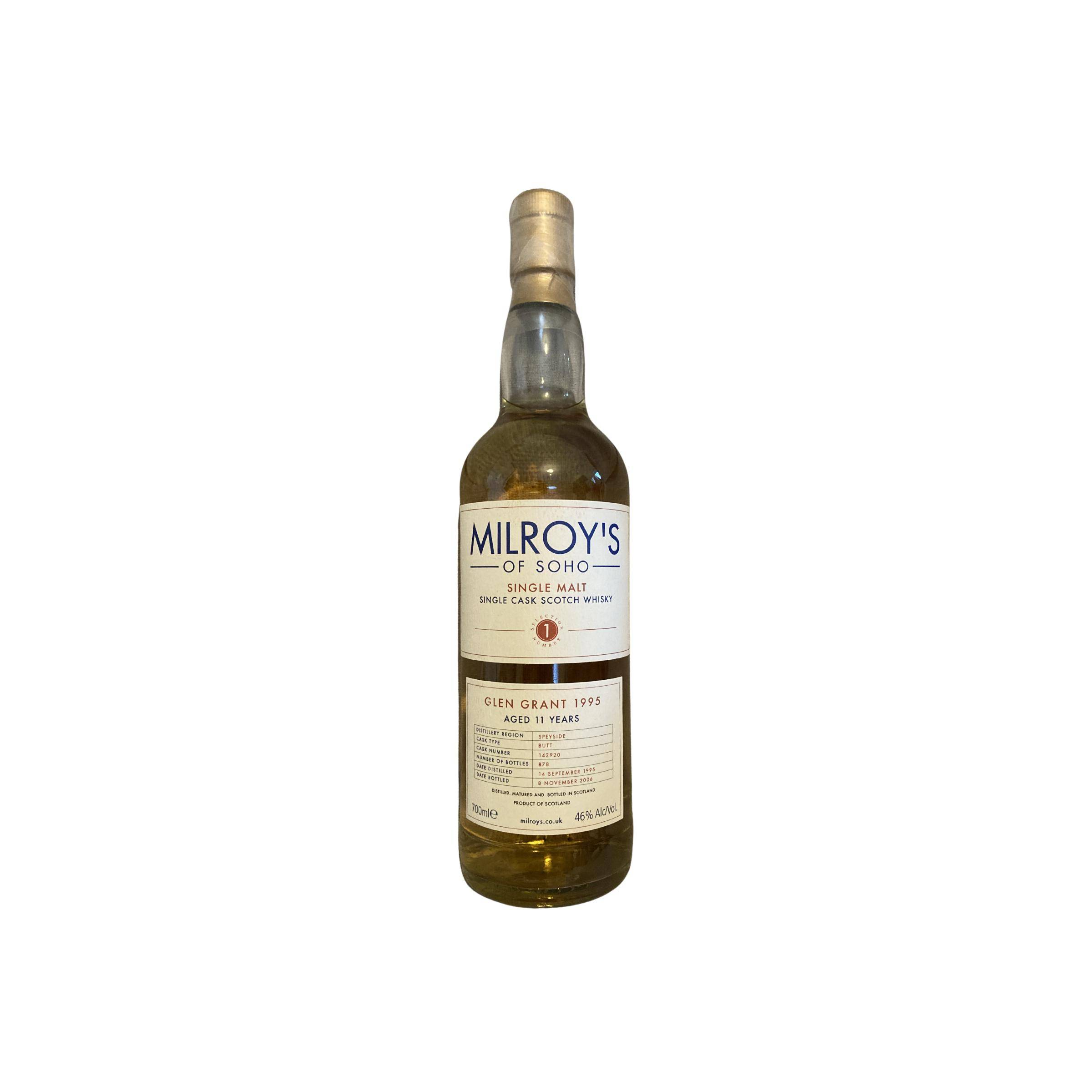 Glen Grant 1995 11 Years Single Malt Whisky