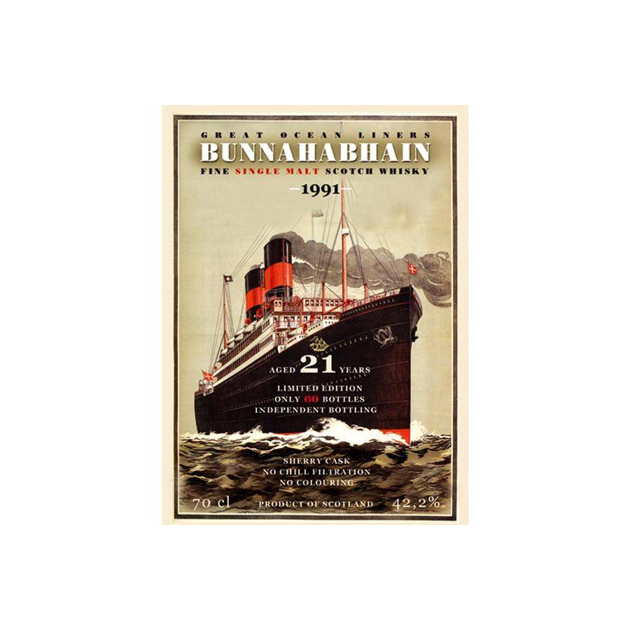 Bunnahabhain 1991 21 Years Single Malt Whisky 2