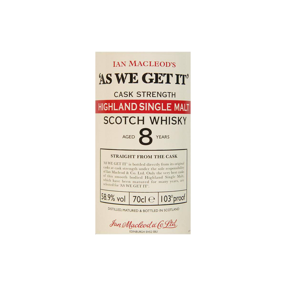 Ian Macleod 8 Years Single Malt Whisky 2