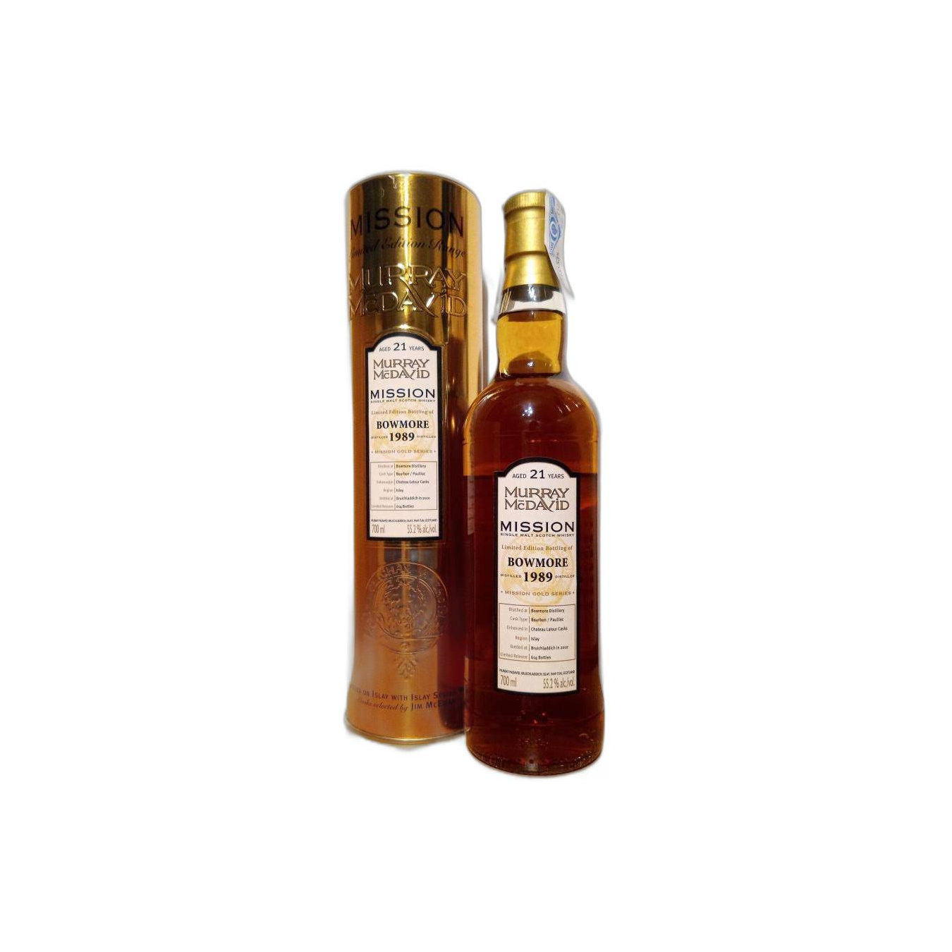 Bowmore 1989 21 Years Single Malt Whisky 2