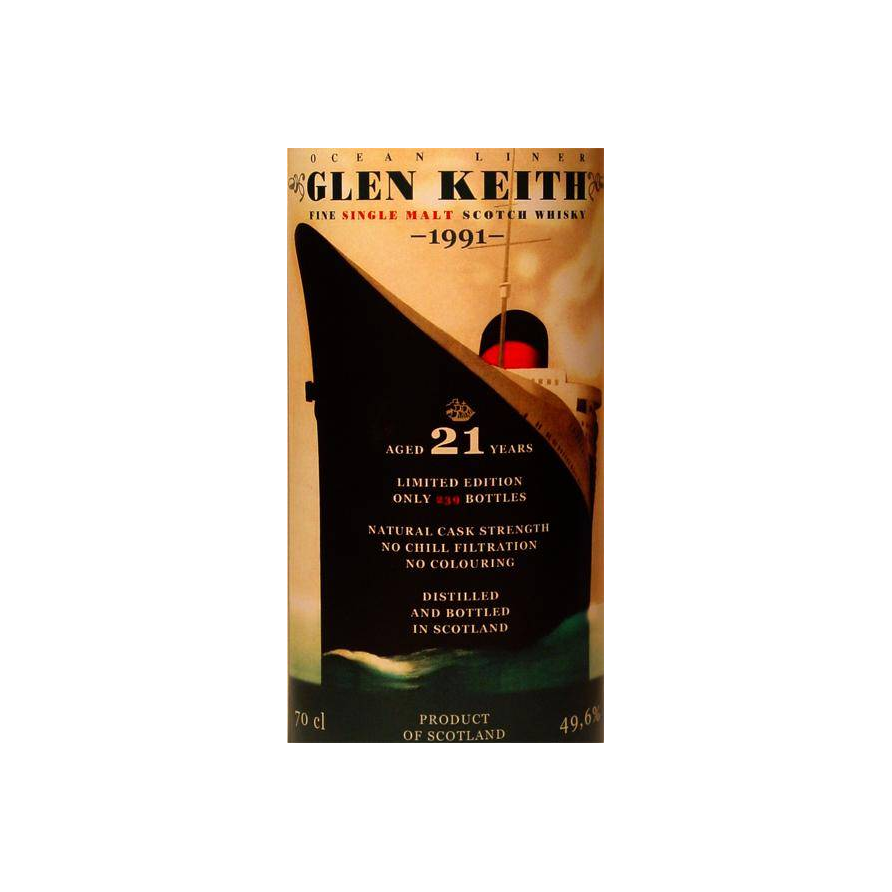 Glen Keith 1991 21 Years Single Malt Whisky 2