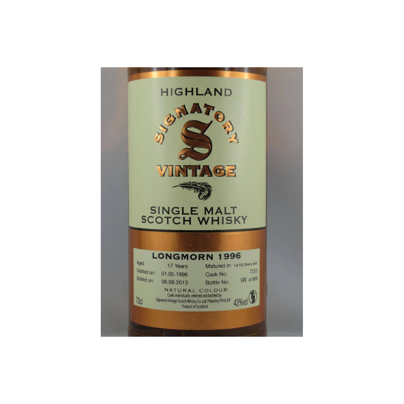 Longmorn Vintage Collection 1996 17 Years Single Malt Whisky 3