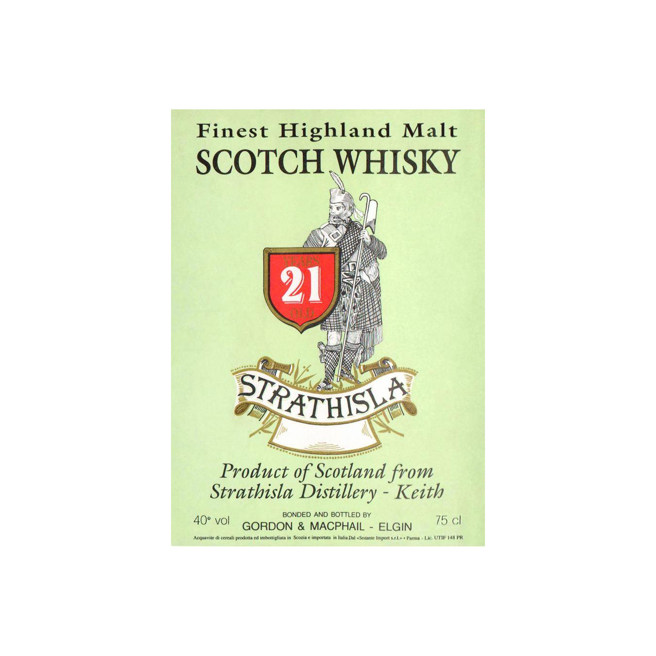 Strathisla 21 Years Single Malt Whisky 2