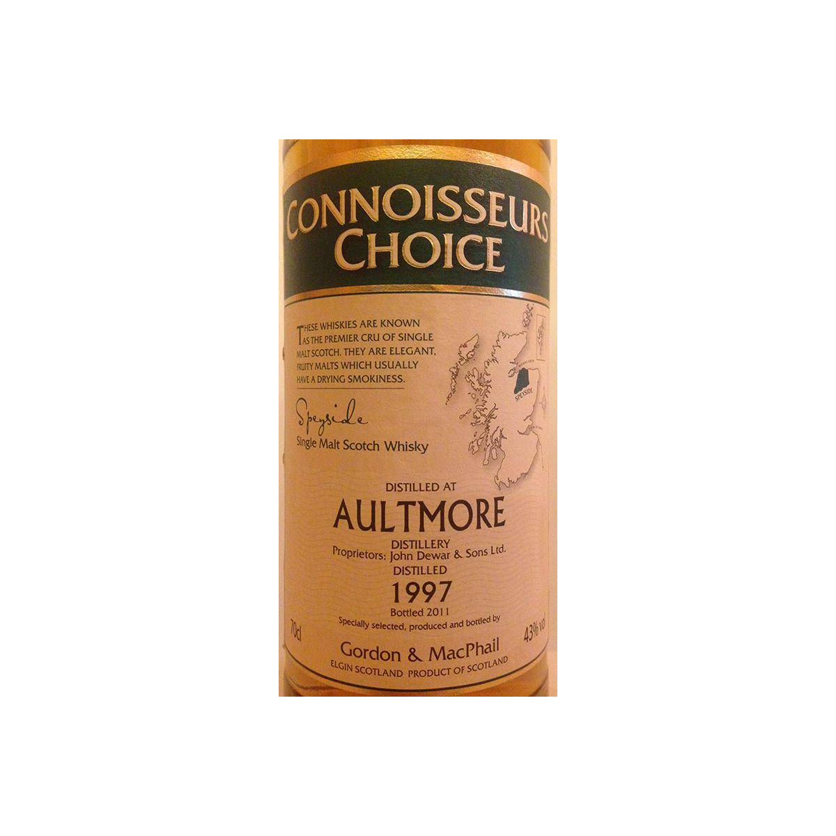 Aultmore Connoisseurs Choice 1997 13 Years Single Malt Whisky 3
