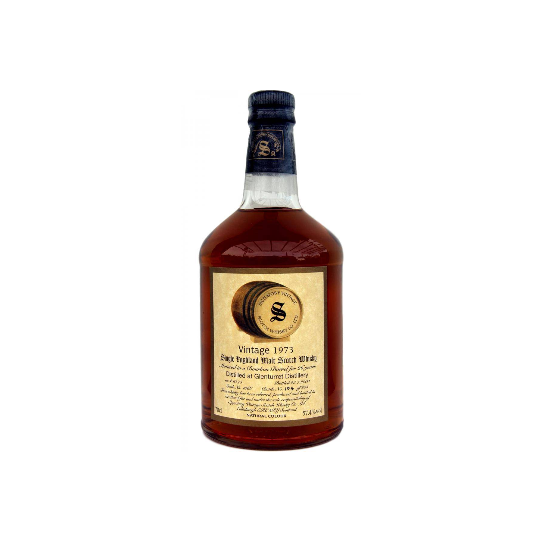 The Glenturret Vintage Collection - Dumpy 1973 26 Years Single Malt Whisky