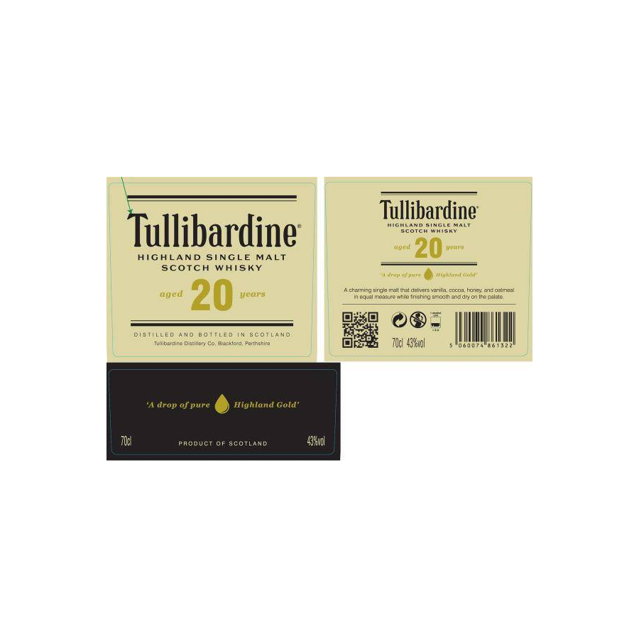 Tullibardine 20 Years Single Malt Whisky 2