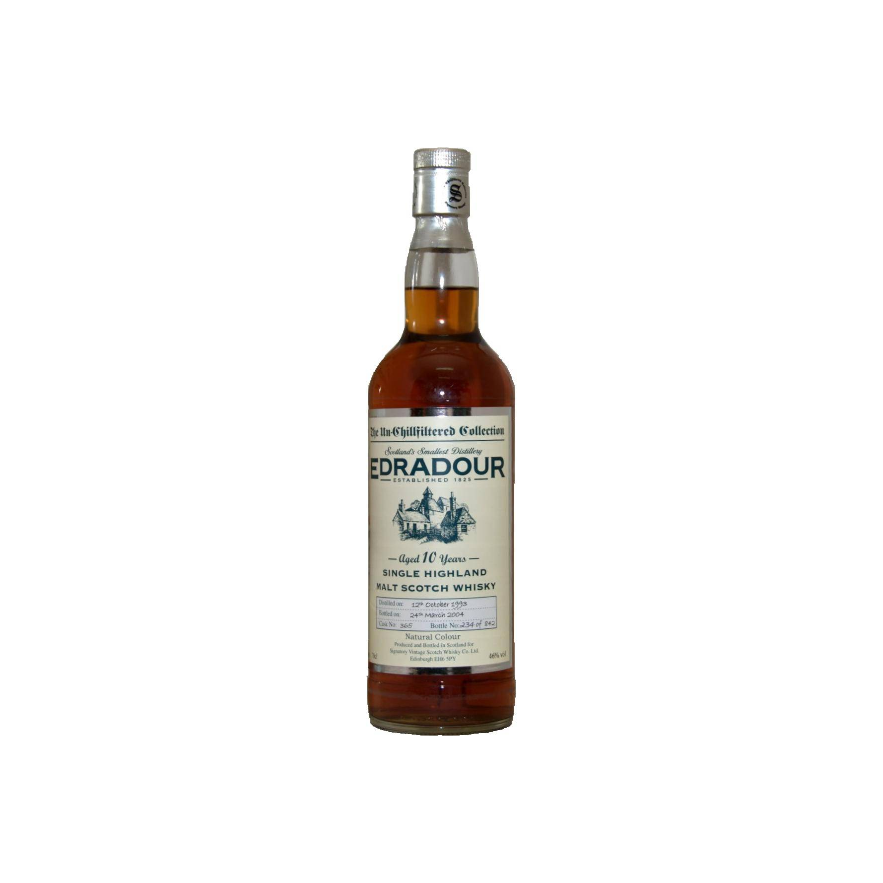 Edradour The Un-Chillfiltered Collection 1993 10 Years Single Malt Whisky