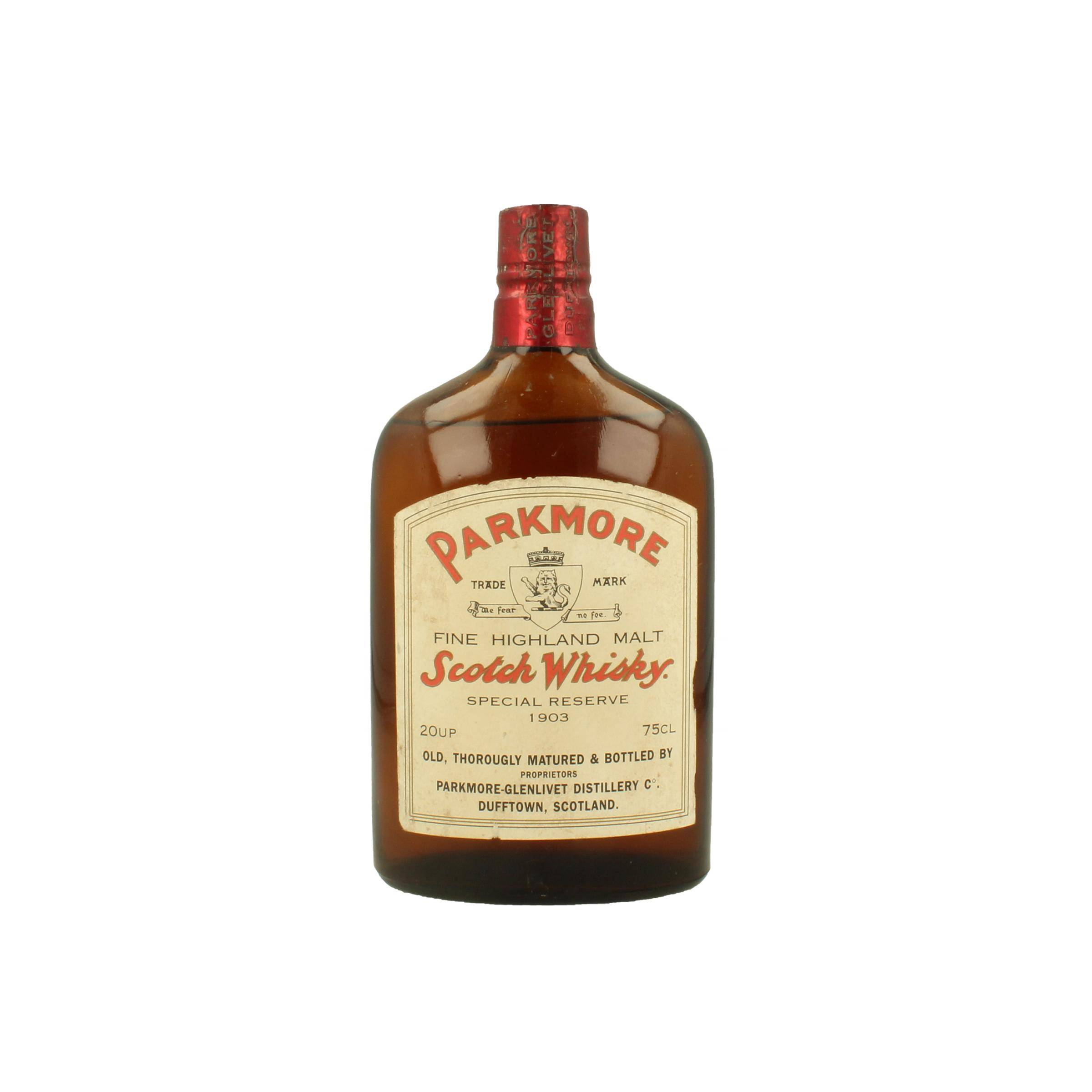 Parkmore Special Reserve 1903 Single Malt Whisky