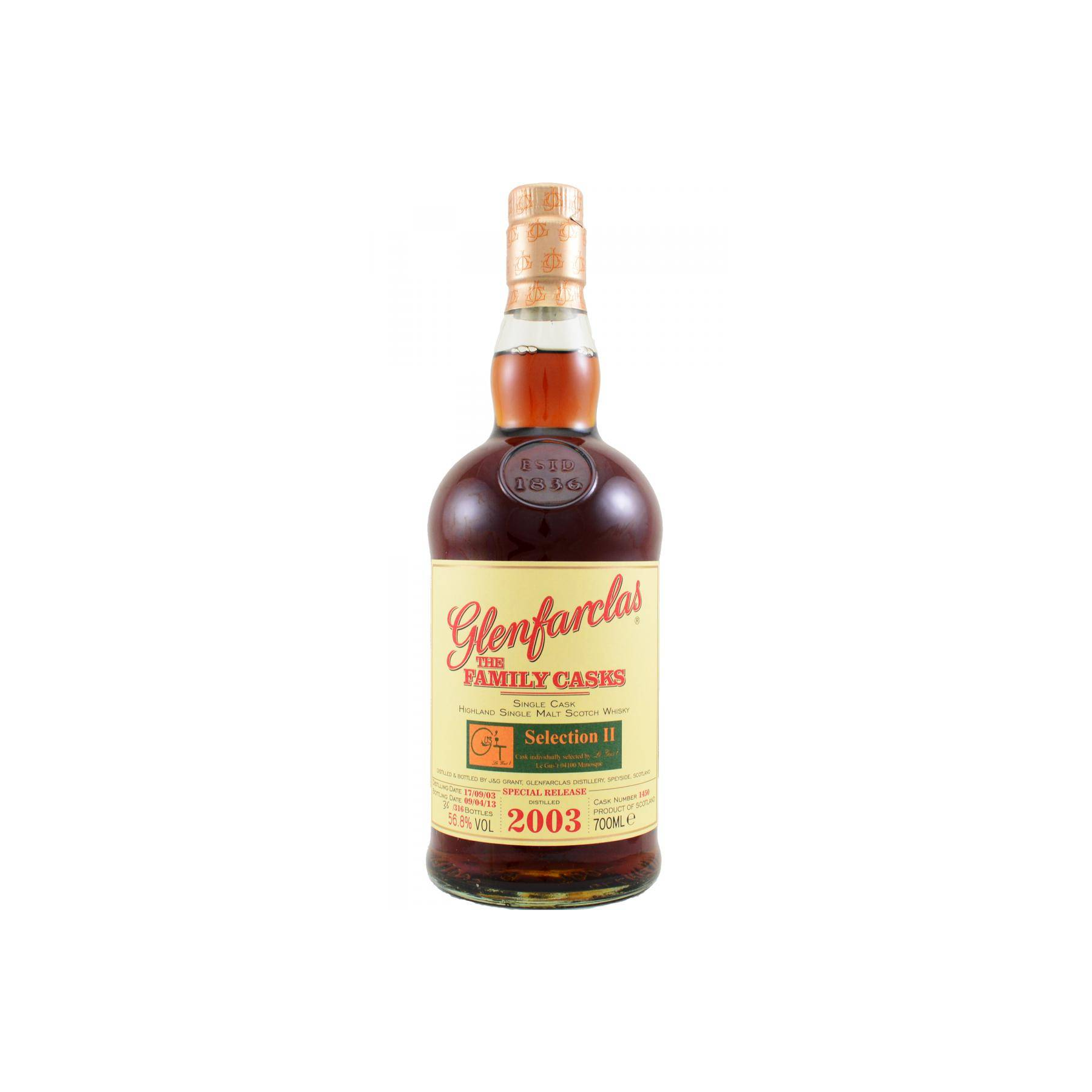 Glenfarclas 2003 9 Years Single Malt Whisky