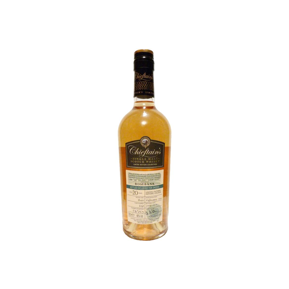 Rosebank 1990 20 Years Single Malt Whisky