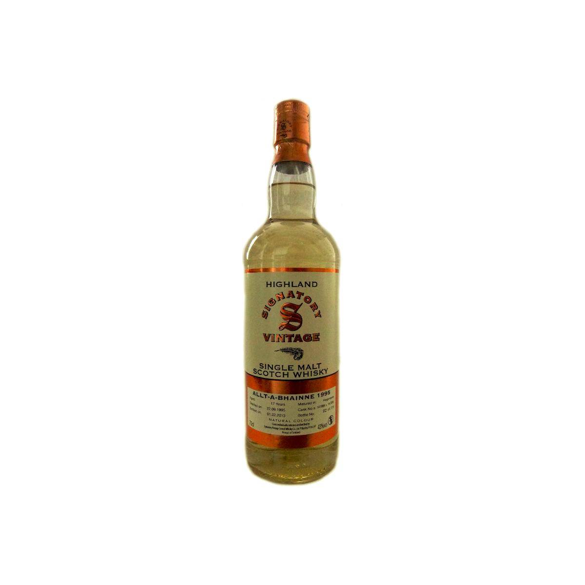 Allt-A-Bhainne Vintage Collection 1995 17 Years Single Malt Whisky