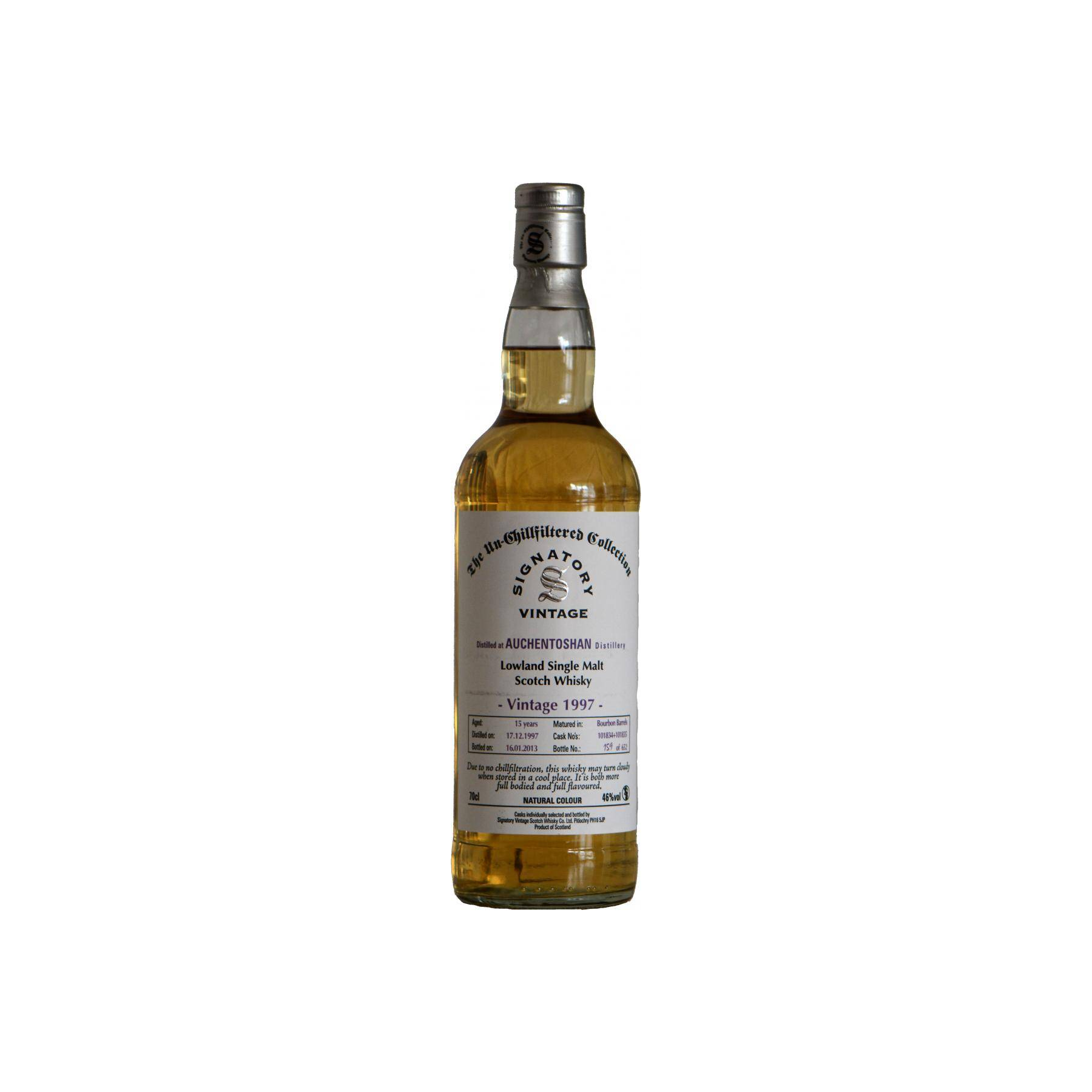 Auchentoshan The Un-Chillfiltered Collection 1997 15 Years Single Malt Whisky