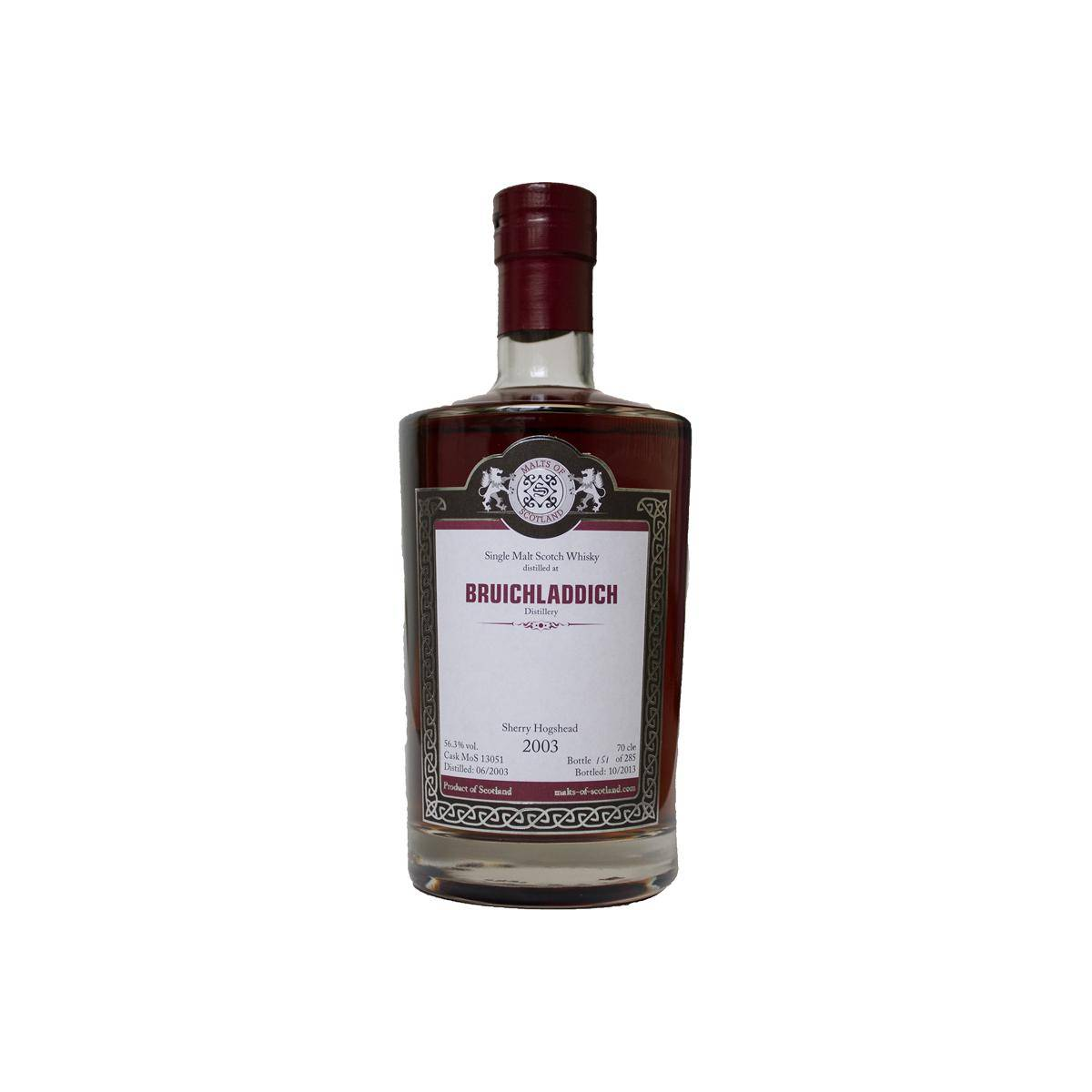 Bruichladdich 2003 10 Years Single Malt Whisky