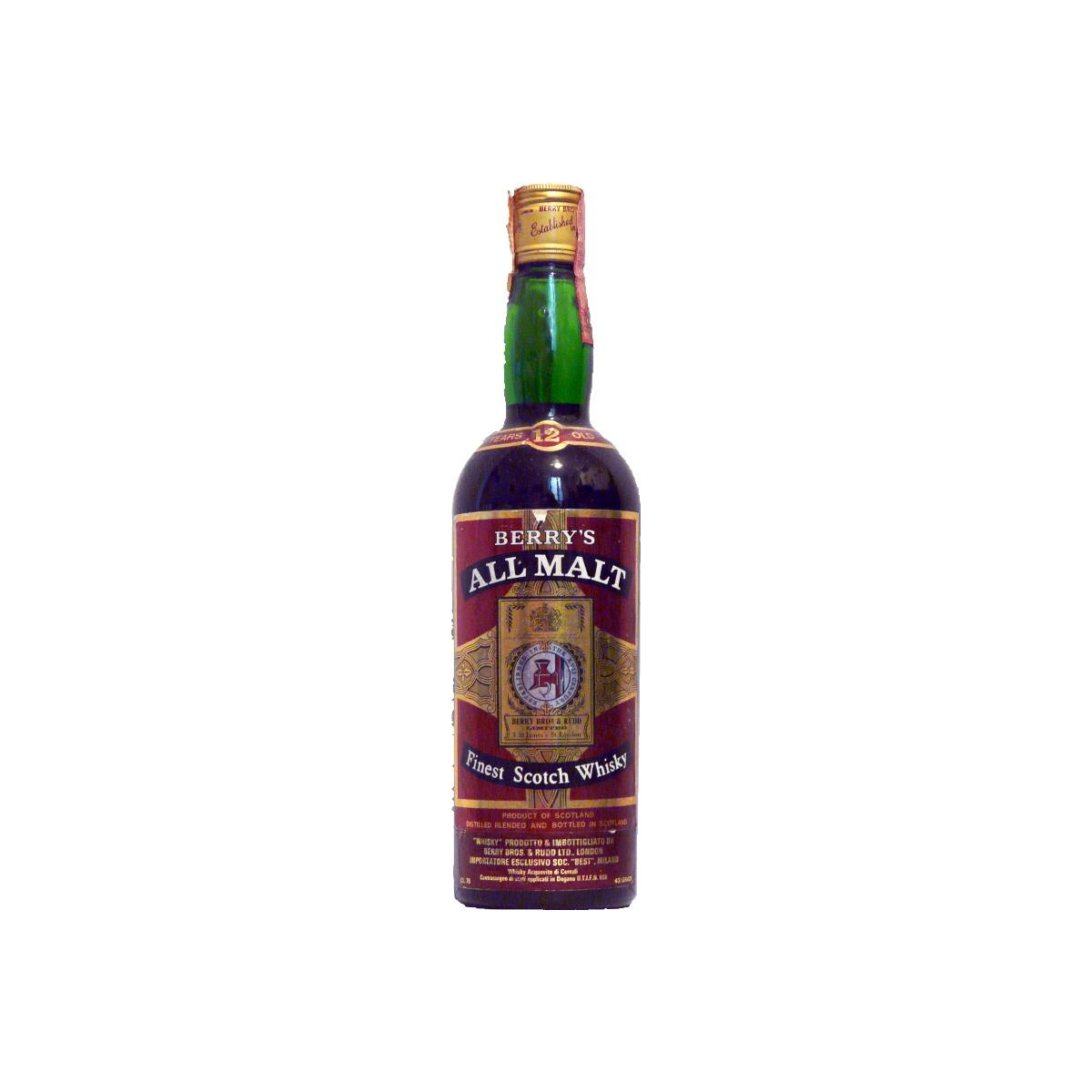 Berry Bros. & Rudd 12 Years Blended Malt Whisky