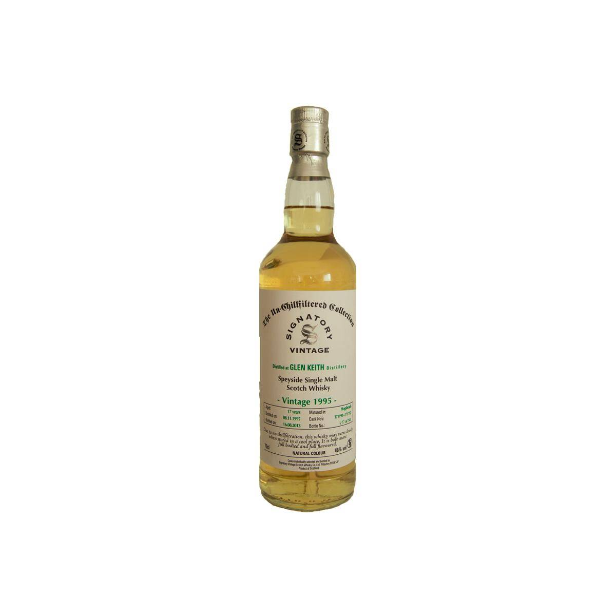Glen Keith The Un-Chillfiltered Collection 1995 17 Years Single Malt Whisky