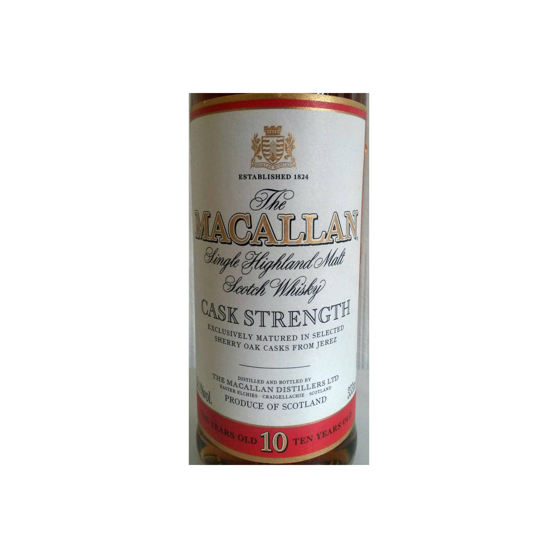 The Macallan Cask Strength Collection 10 Years Single Malt Whisky 2