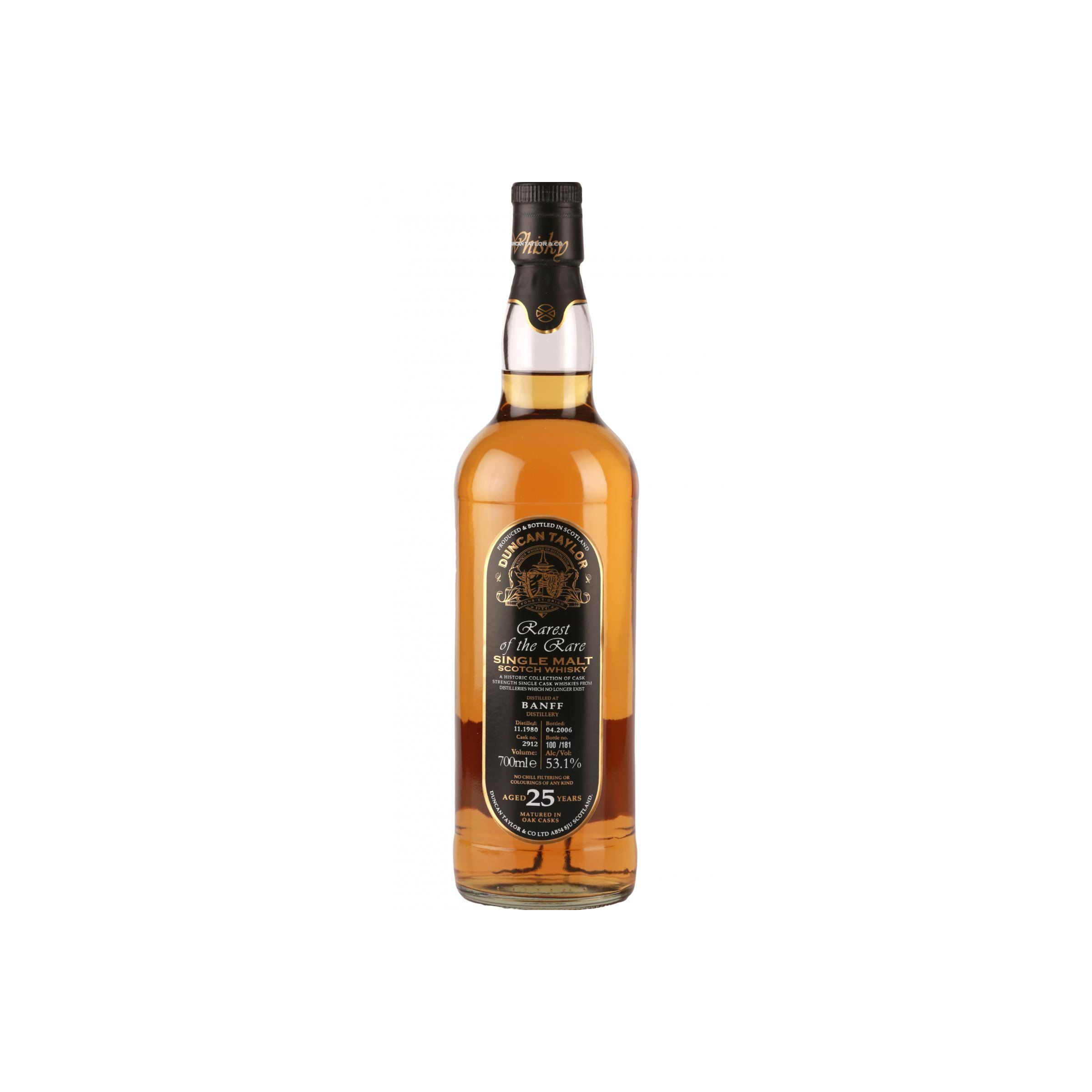Banff 1980 25 Years Single Malt Whisky