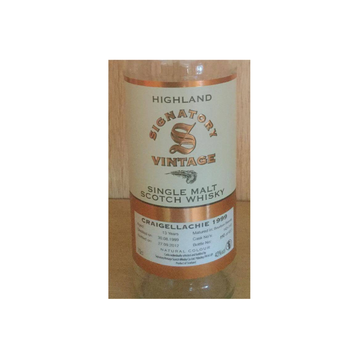 Craigellachie Vintage Collection 1999 13 Years Single Malt Whisky