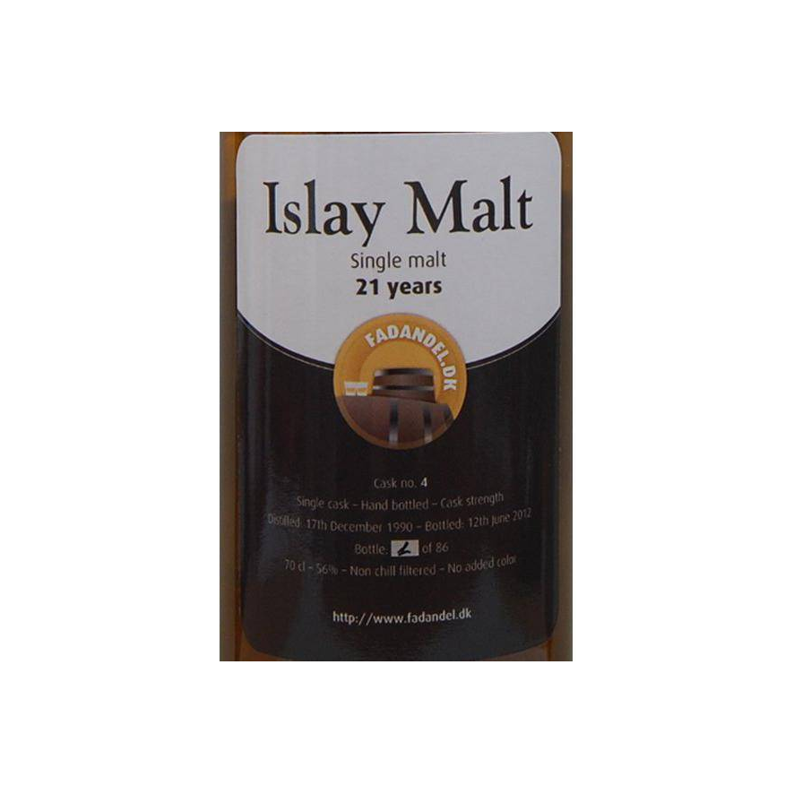 Bunnahabhain 1990 21 Years Single Malt Whisky
