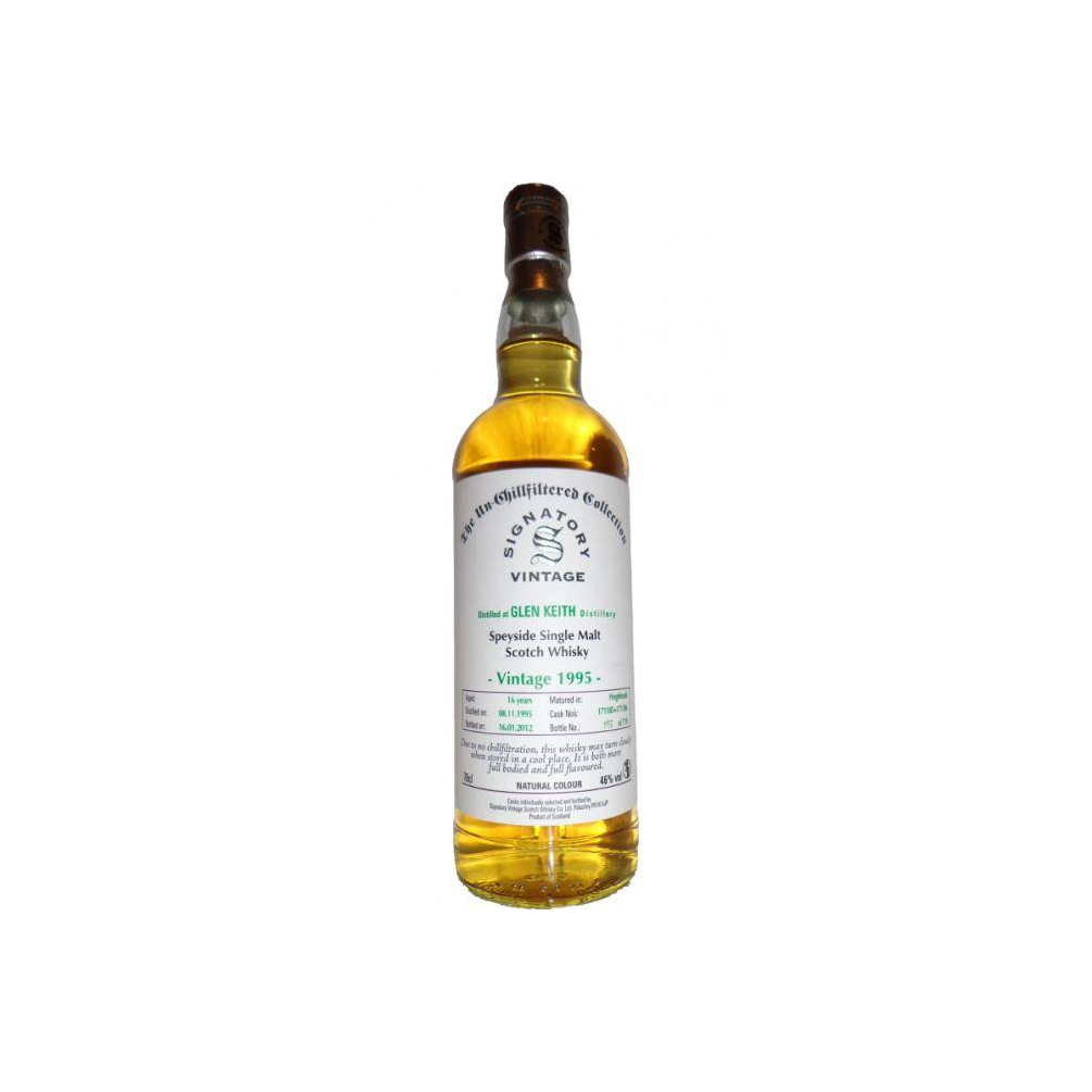 Glen Keith The Un-Chillfiltered Collection 1995 16 Years Single Malt Whisky