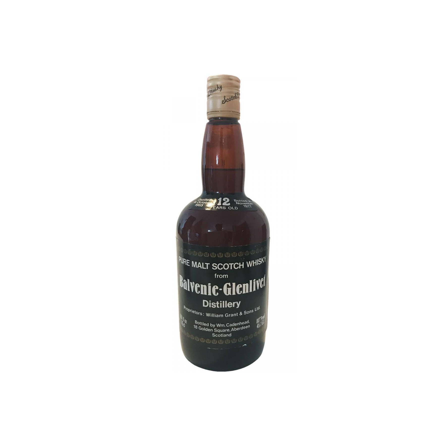 The Balvenie 1965 12 Years Single Malt Whisky