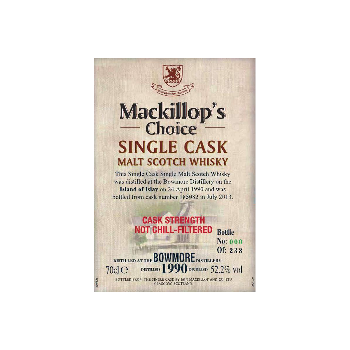 Bowmore 1990 23 Years Single Malt Whisky 3